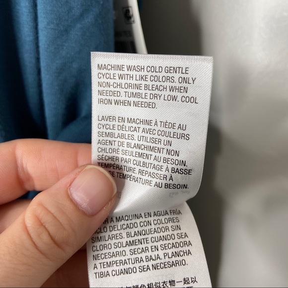 NWT INC International Concepts Blue Knit Ruffle Flounce Tank Top - Picture 9 of 10